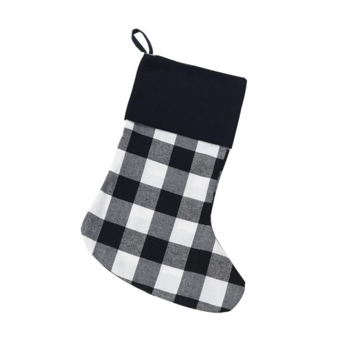 Black Buffalo Check Stocking