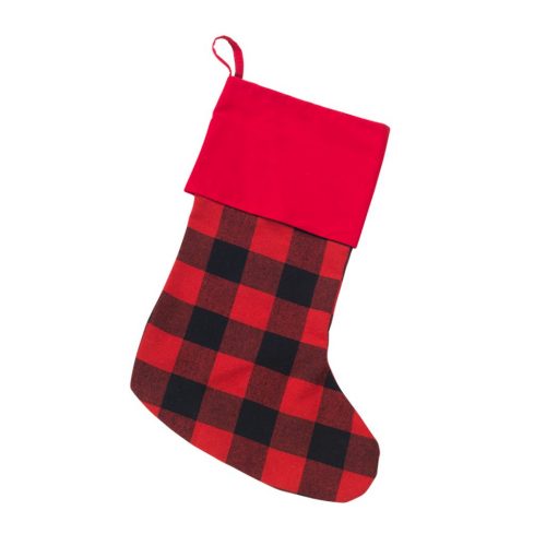 Red Buffalo Check Stocking